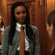 Yvonne (Stephanie Sy) taunts the new girl, Camille (Suki Waterhouse),
